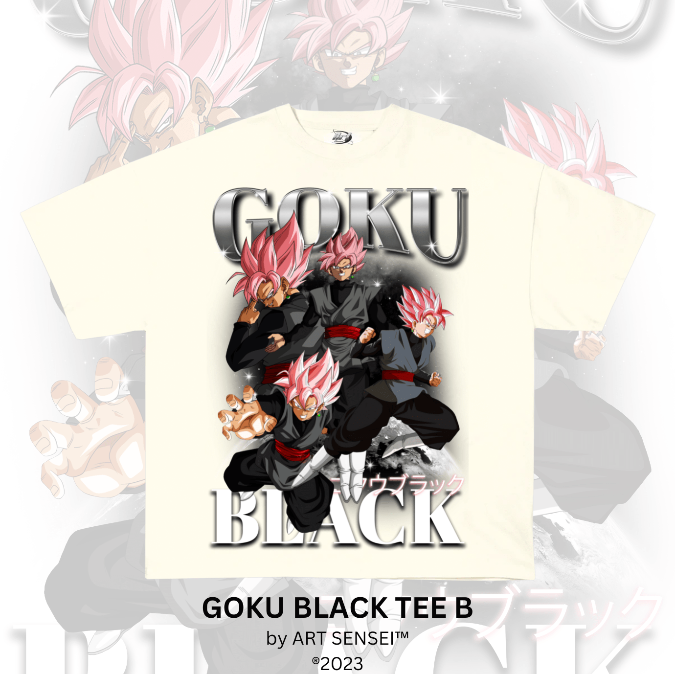 Art Sensei CREAM / S GOKU BLACK TEE B (B)