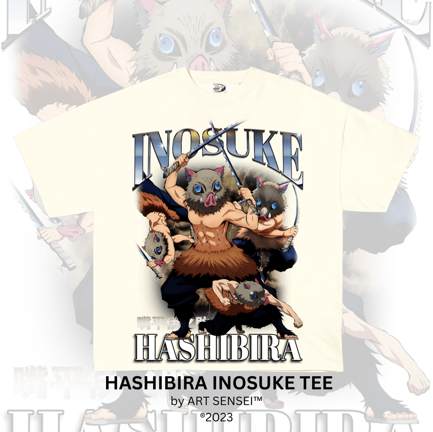 Art Sensei CREAM / S HASHIBIRA INOSUKE TEE (B)