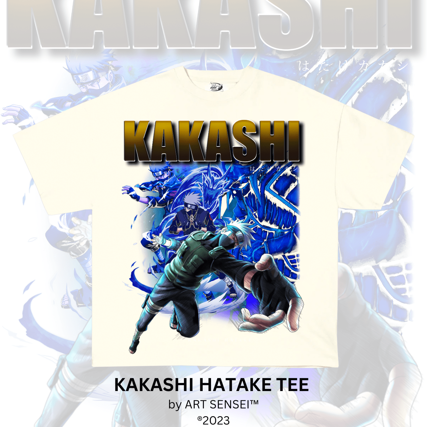 Art Sensei CREAM / S KAKASHI HATAKE TEE (C)