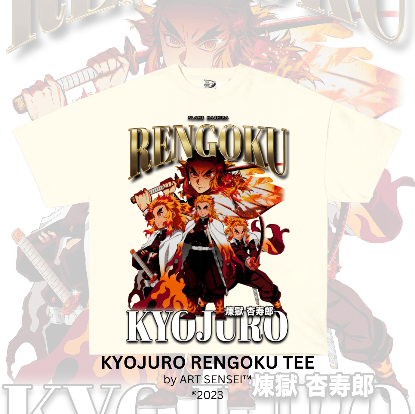 Art Sensei CREAM / S KYOJURO RENGOKU TEE (P)