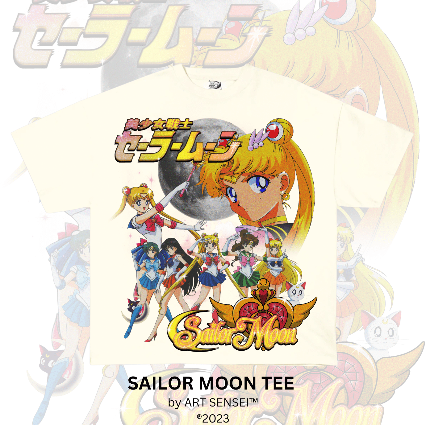 Art Sensei CREAM / S SAILOR MOON TEE (C)