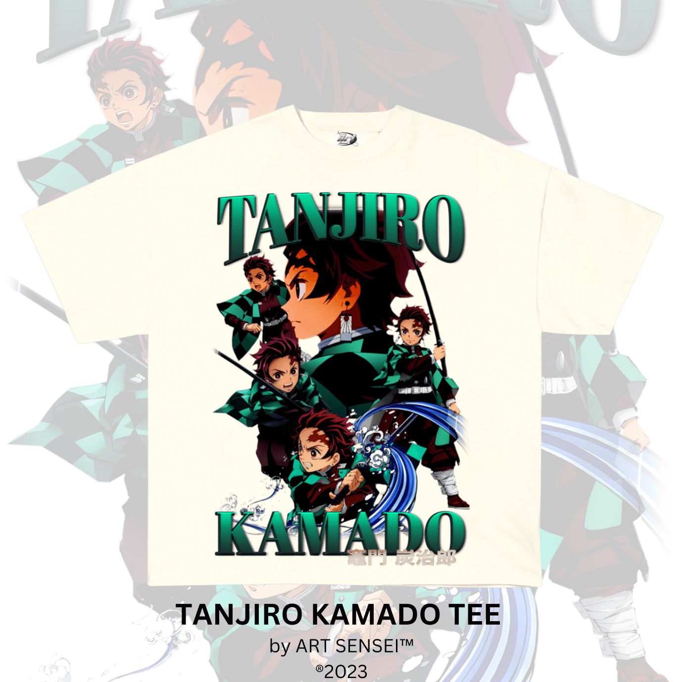 Art Sensei CREAM / S TANJIRO KAMADO TEE (B)