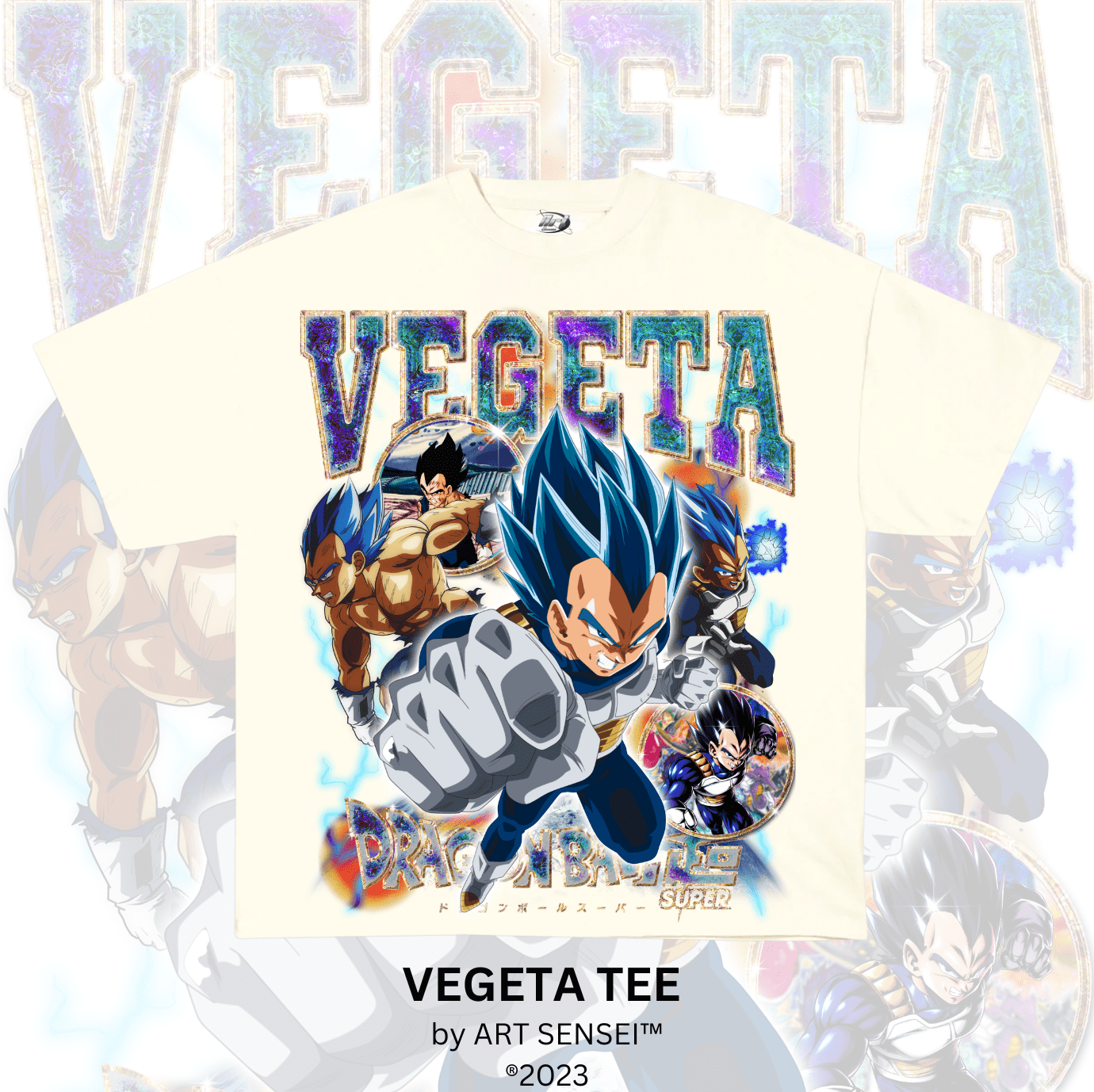 Art Sensei CREAM / S VEGETA TEE (B)