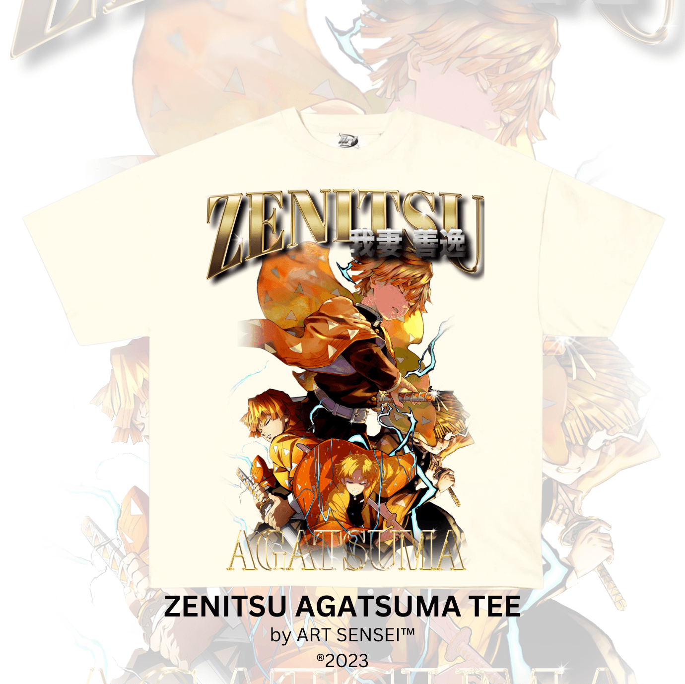 Art Sensei CREAM / S ZENITSU AGATSUMA TEE (B)