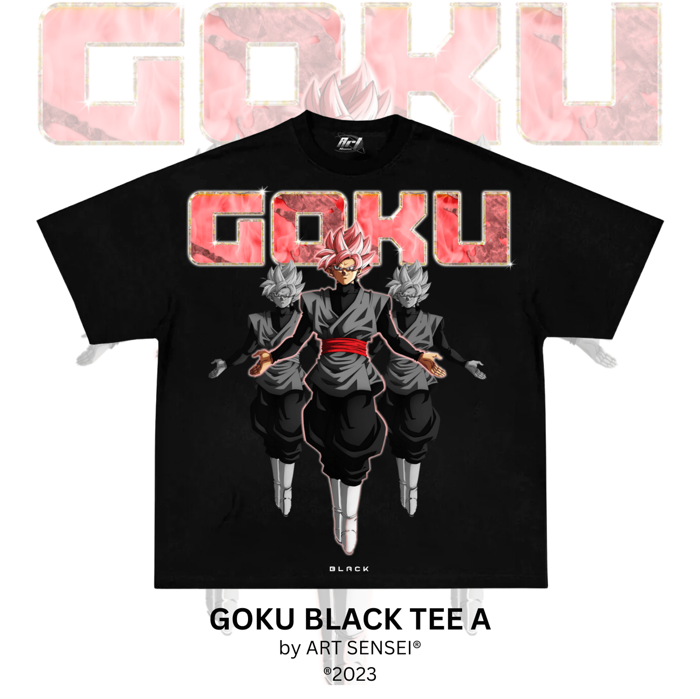 Art Sensei GOKU BLACK TEE A (C)