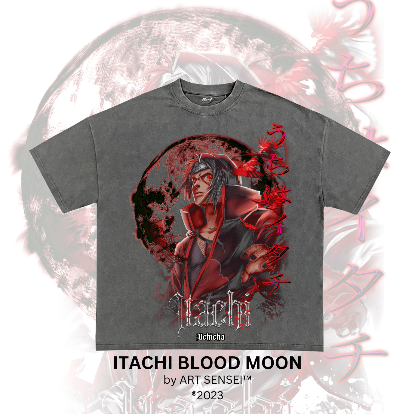 Art Sensei ITACHI BLOOD MOON TEE (B)