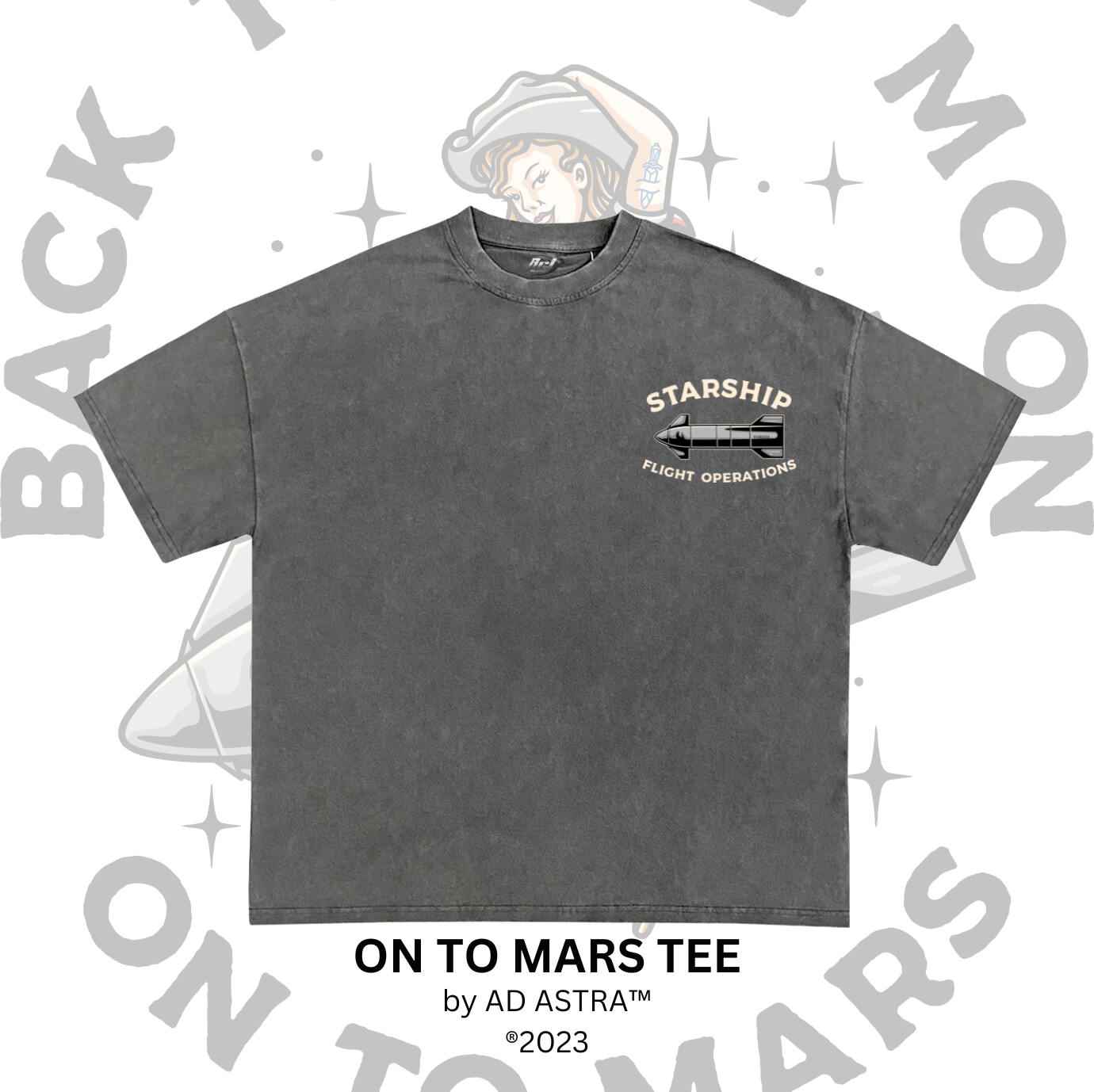 Art Sensei ON TO MARS TEE