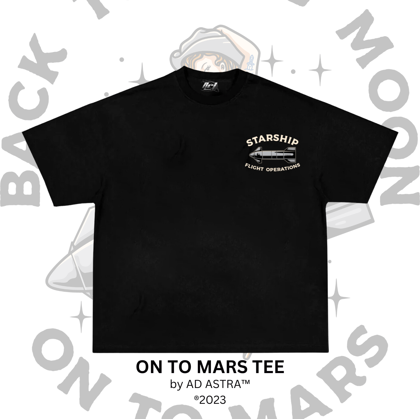 Art Sensei ON TO MARS TEE