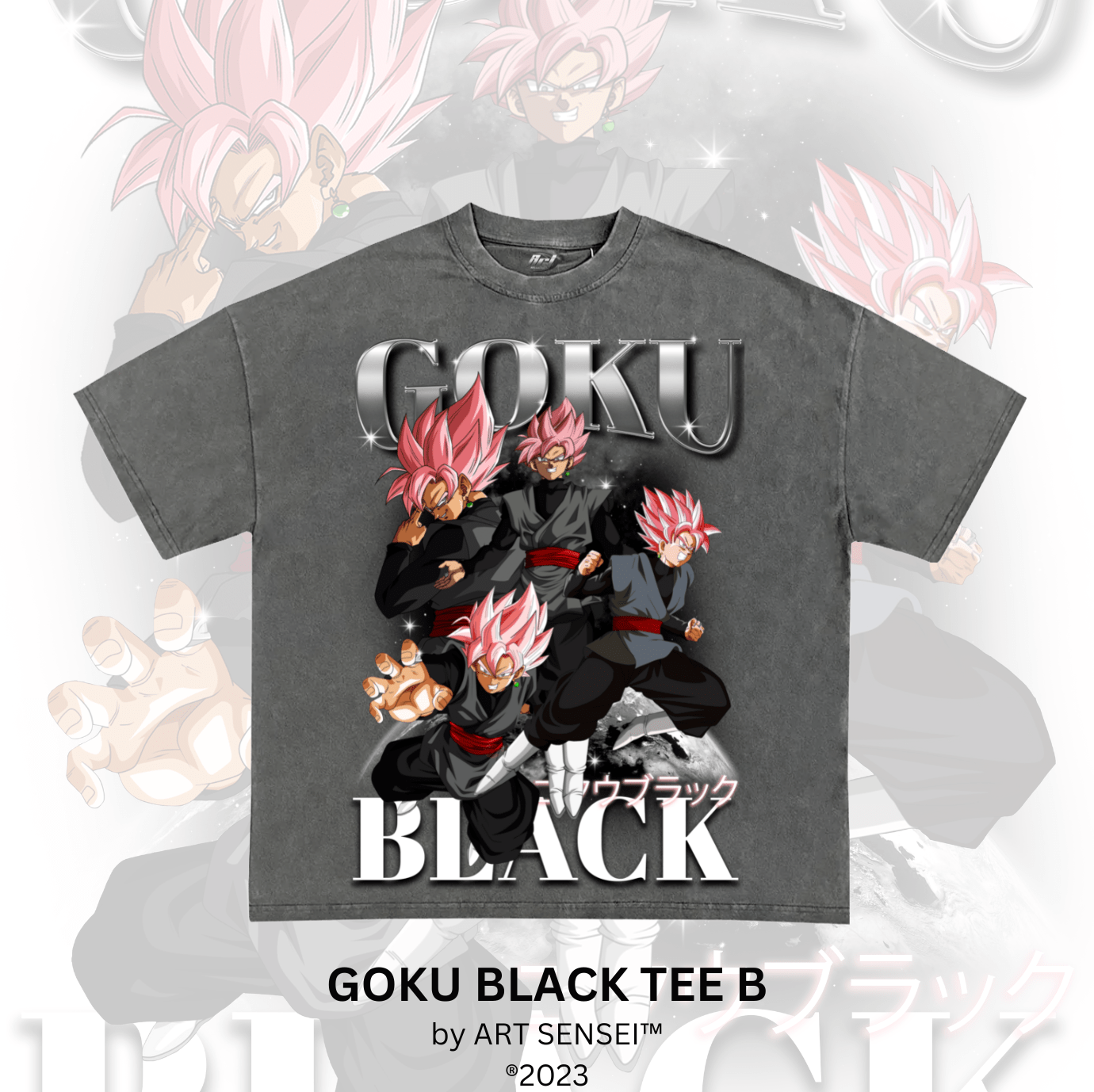 Art Sensei PEPPER / S GOKU BLACK TEE B (B)