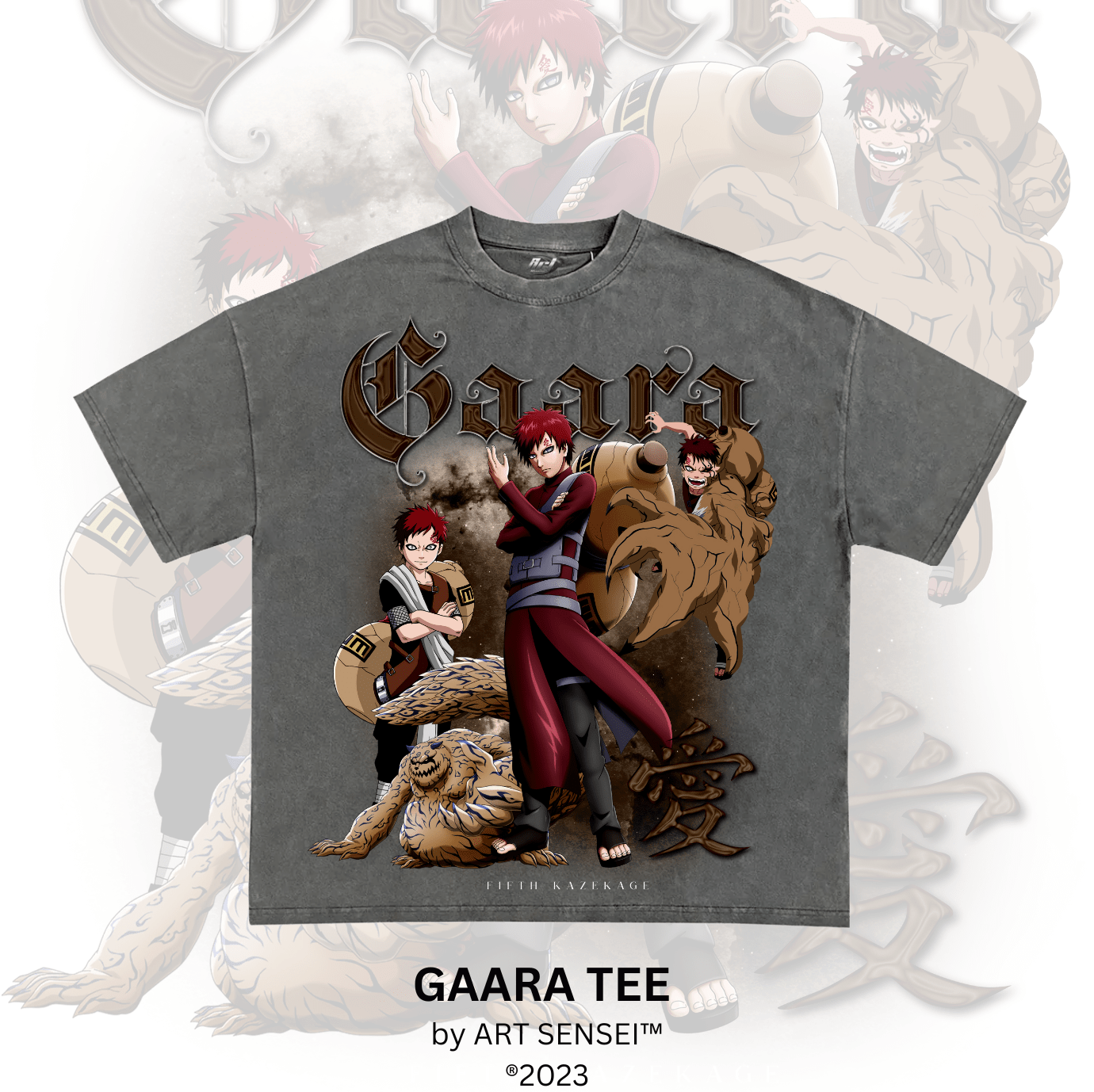 Art Sensei PEPPER / S NARUTO GAARA TEE (B)