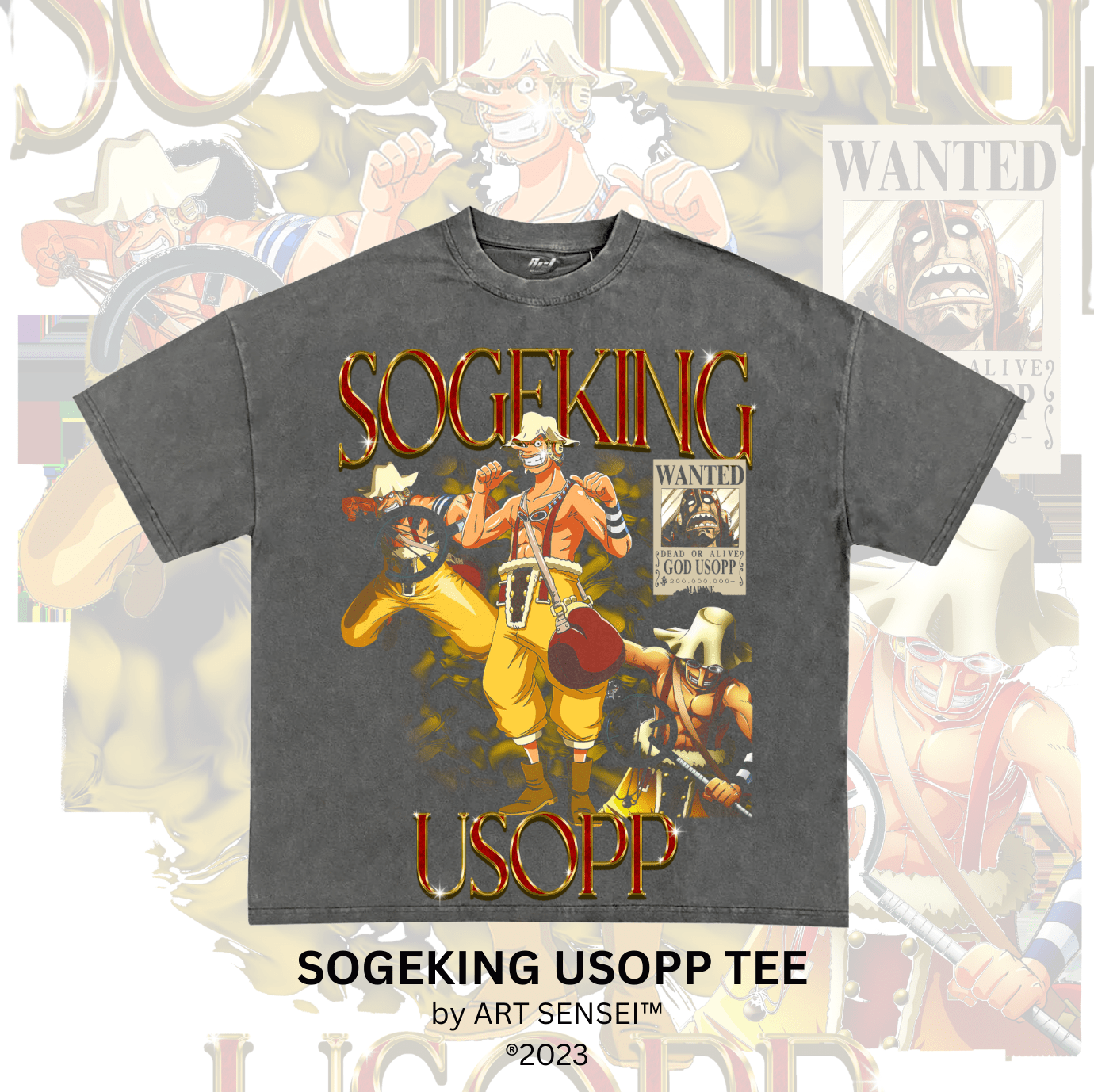 Art Sensei PEPPER / S SOGEKING USOPP TEE (B)