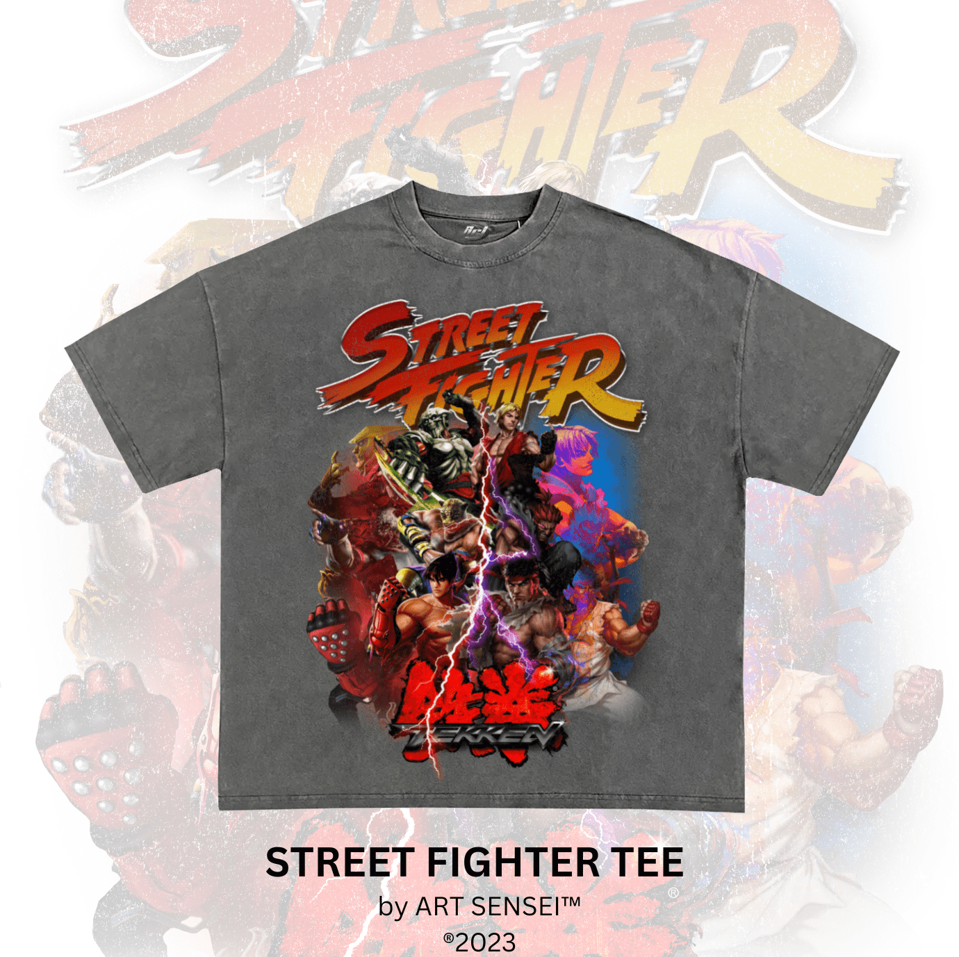 Art Sensei PEPPER / S STREET FIGHTER TEE (B)