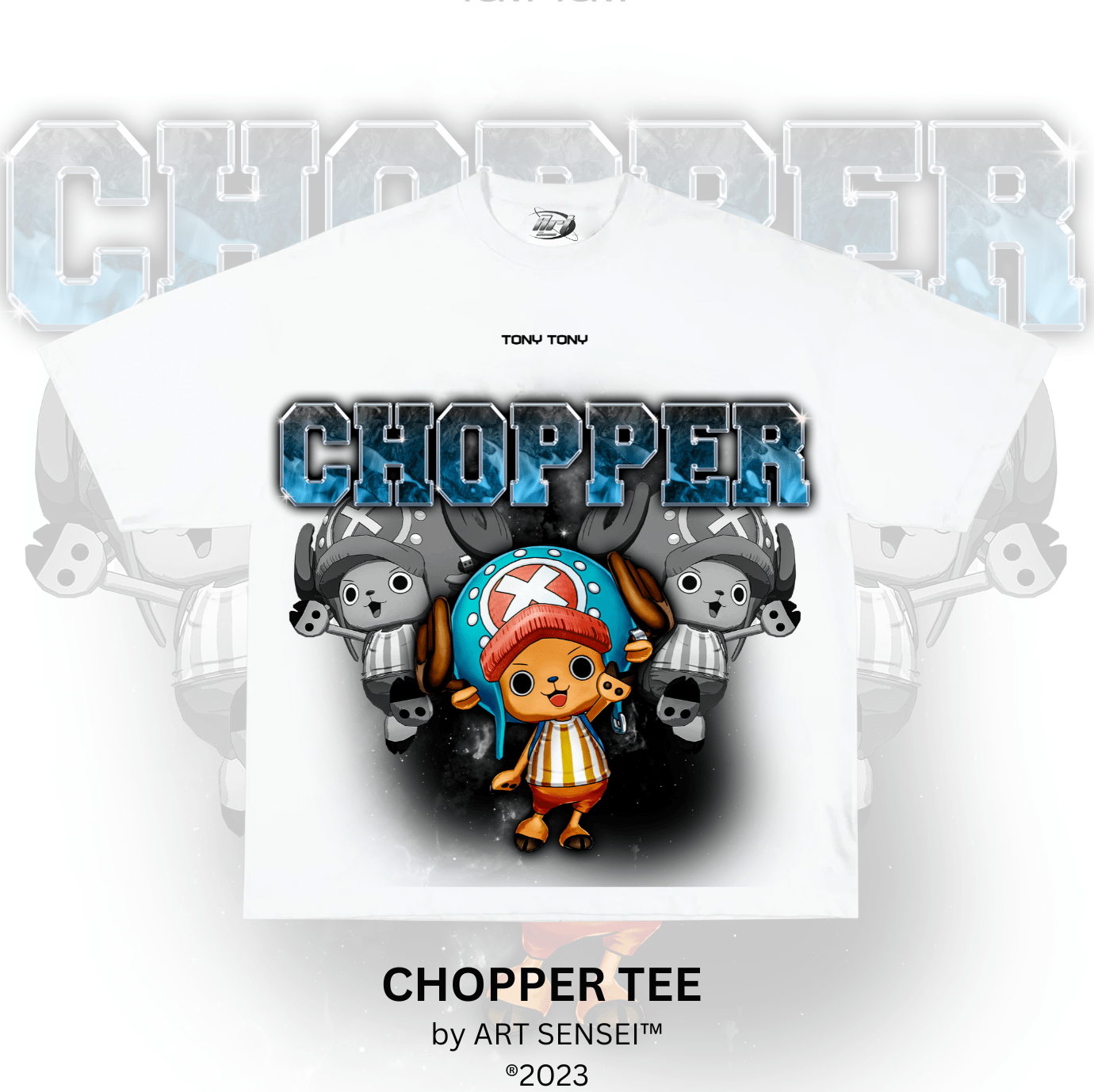 Art Sensei WHITE / S CHOPPER TEE (B)