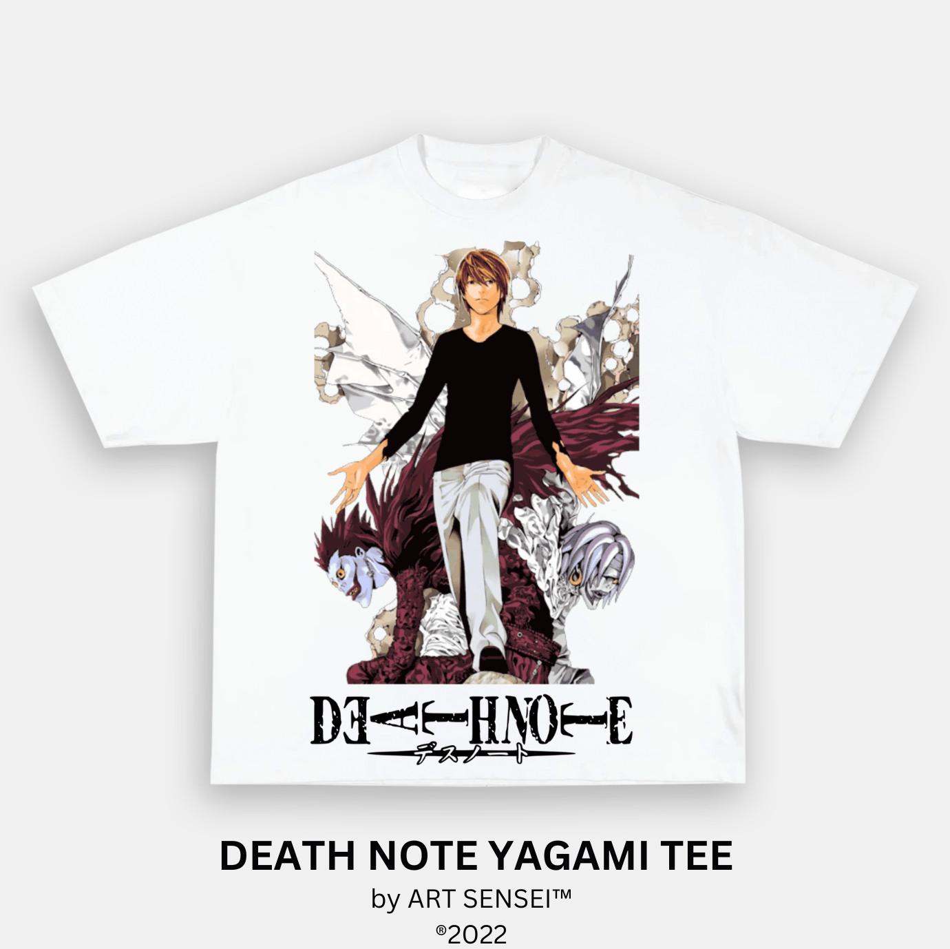 Art Sensei WHITE / S DEATH NOTE YAGAMI TEE (C)