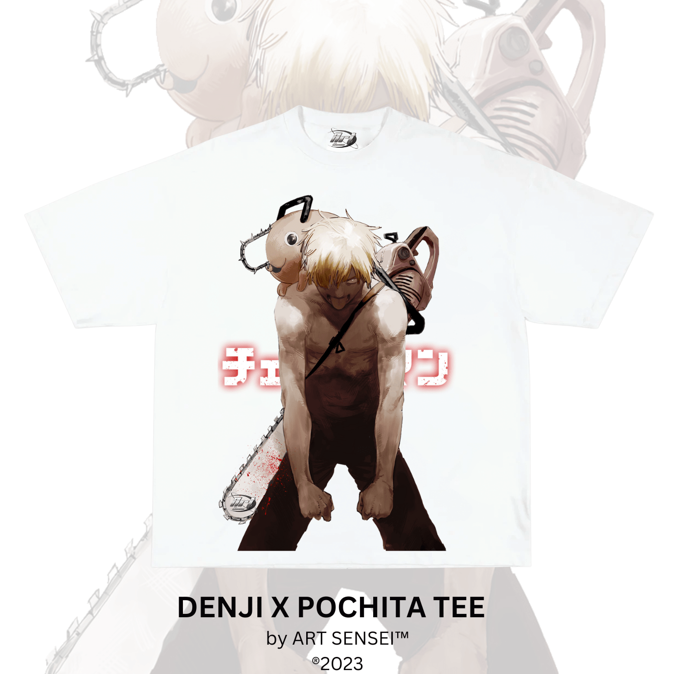 Art Sensei WHITE / S DENJI X POCHITA TEE (B)