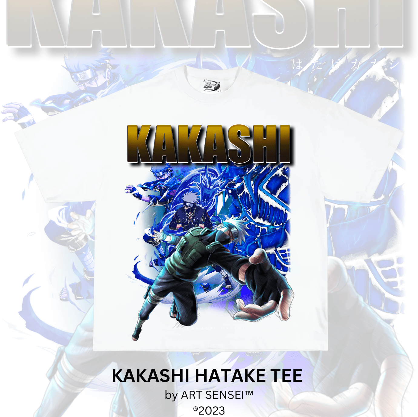 Art Sensei WHITE / S KAKASHI HATAKE TEE (B)