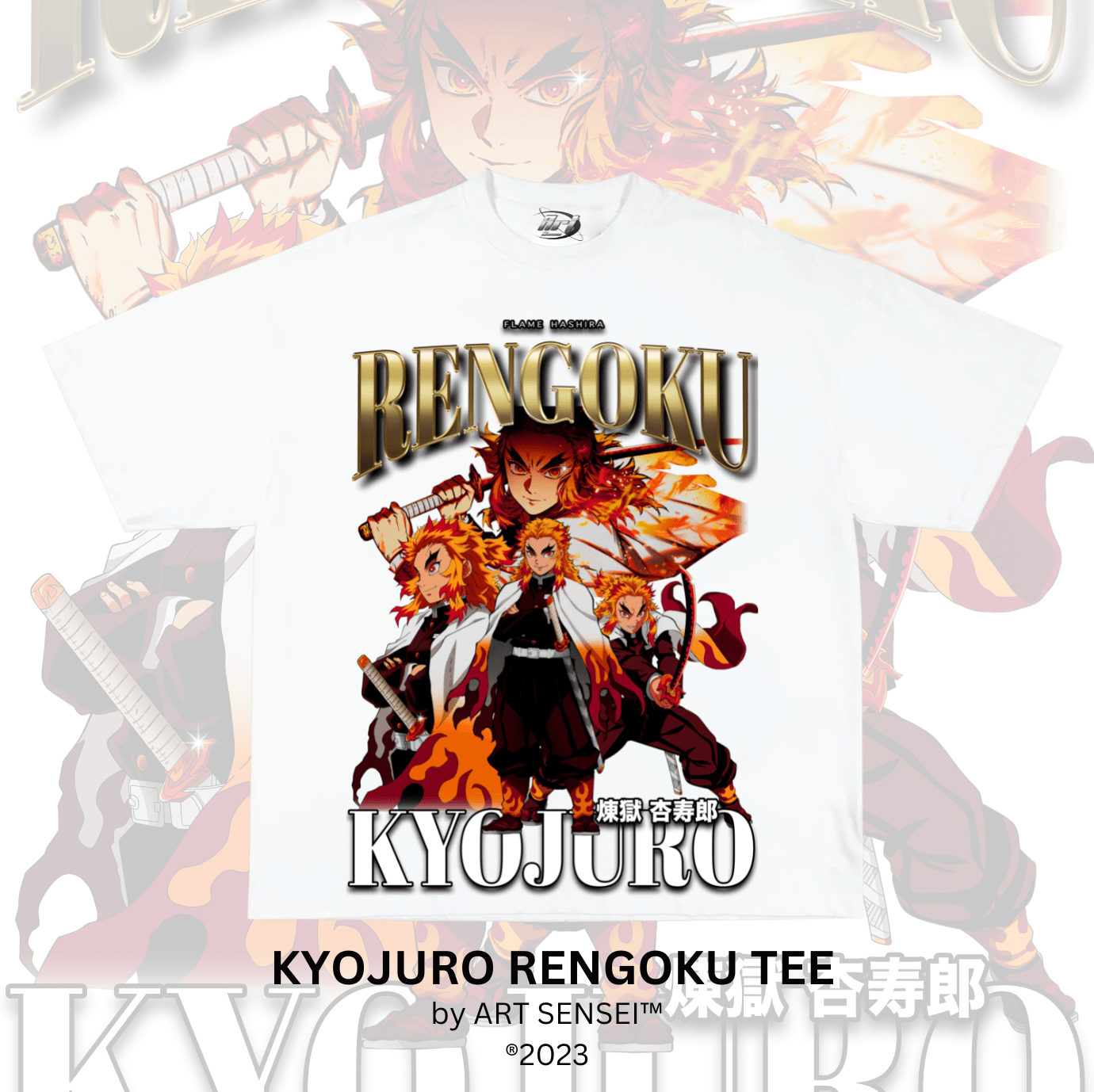 Art Sensei WHITE / S KYOJURO RENGOKU TEE (B)