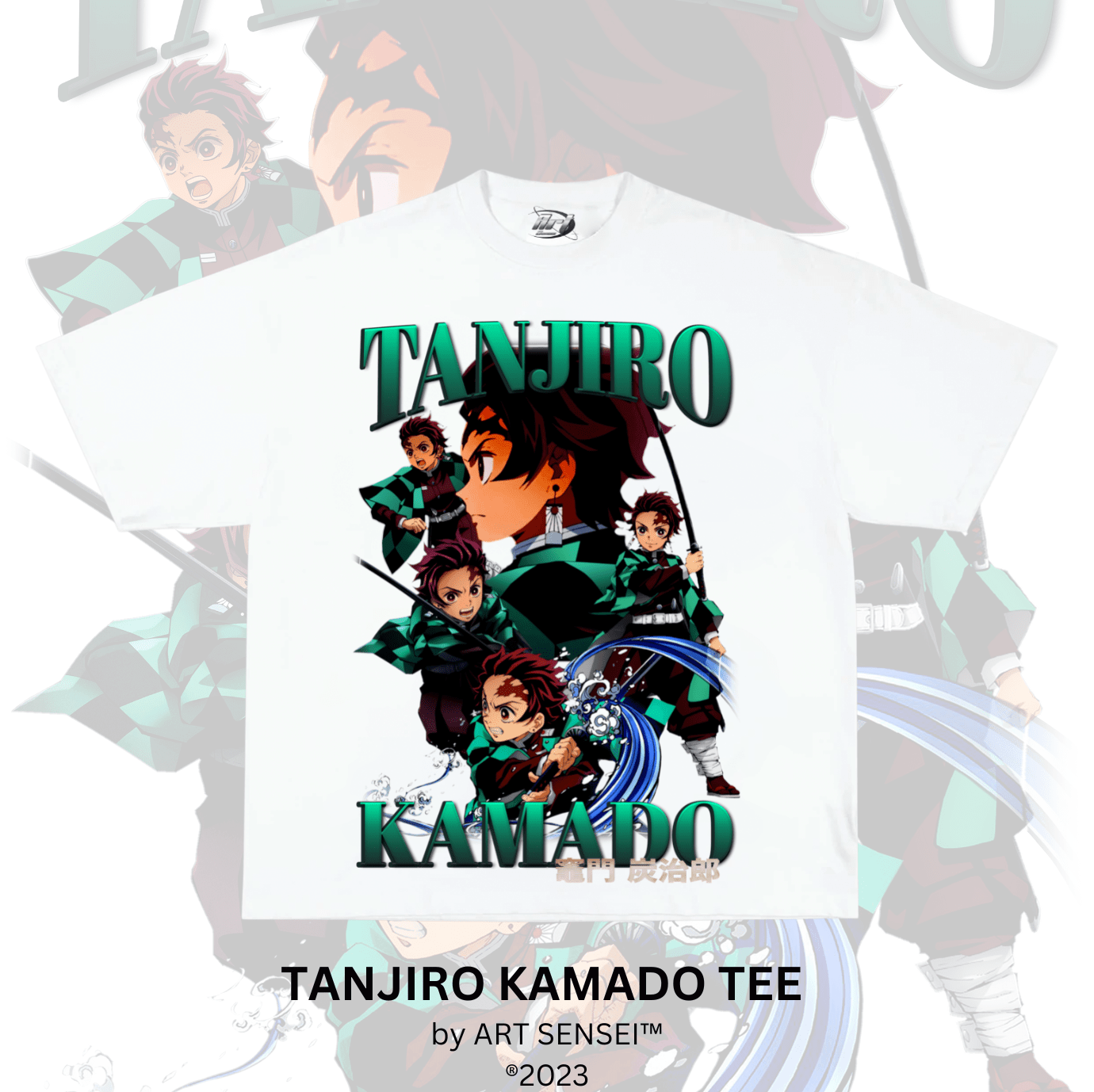 Art Sensei WHITE / S TANJIRO KAMADO TEE (B)